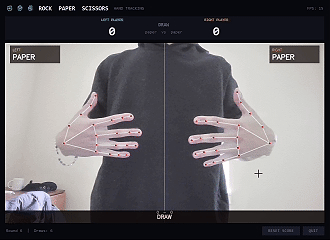 Rock Paper Scissors AI demo